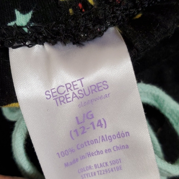 Cotton Sleep Short PJ Set Moon Sun Print Yellow/Blk - Picture 4 of 9